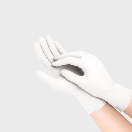 Boîte de 100 Gants Nitrile Blancs Boîte de 100 Gants Nitrile Blancs