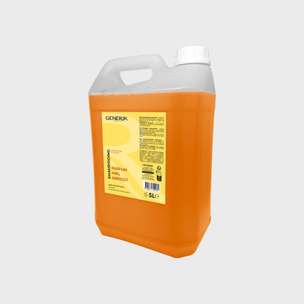 Shampooing Concentré - Parfum Miel Abricot - 5 Litres Shampooing Concentré - Parfum Miel Abricot - 5 Litres