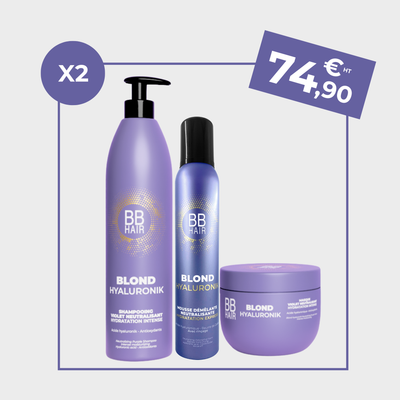 OFFRE 2 Packs technique - Blond Hyaluronik BBHair