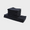 12 Serviettes Noires BBHair 100% coton 330g/m² - 50x83 cm
