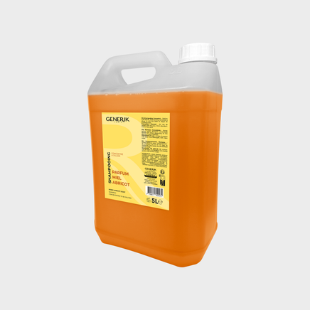 Geconcentreerde shampoo - honing-abrikozengeur - 5 liter