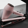 Kit  Lisseur C1 Digital + sèche cheveux KOMPACTISSIMO Rose