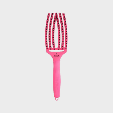 Olivia Garden - Brosse Démêlante Fingerbrush Boar & Nylon ThinkPink 2026 - Pink Ink