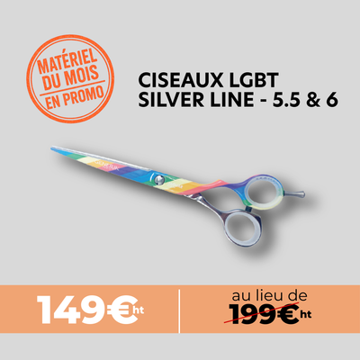 Ciseaux Droit LGBT Silver Line JAGUAR