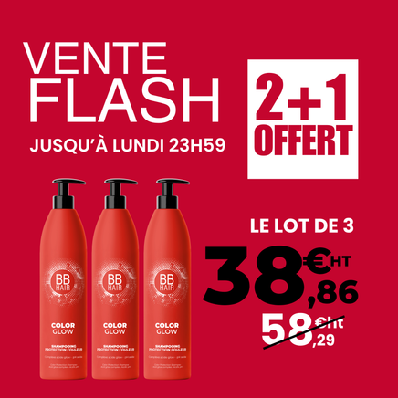 2+1 OFFERT - Shampooing Color Glow BBHair - 1 L