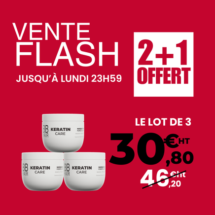 2+1 OFFERT - Masque Soin Keratin Care BBHair - 500 ml