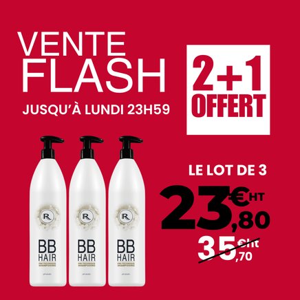 2+1 OFFERT - Shampooing Avant Technique / Pré-Technique BBHair - 1 L