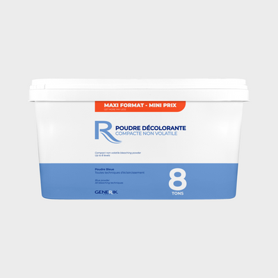 Poudre Décolorante bleue 8 tons - Pack éco 4 sachets de 500gr
