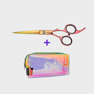 Ciseaux de Coupe NYA 5.5 + Etui Supernova Orange