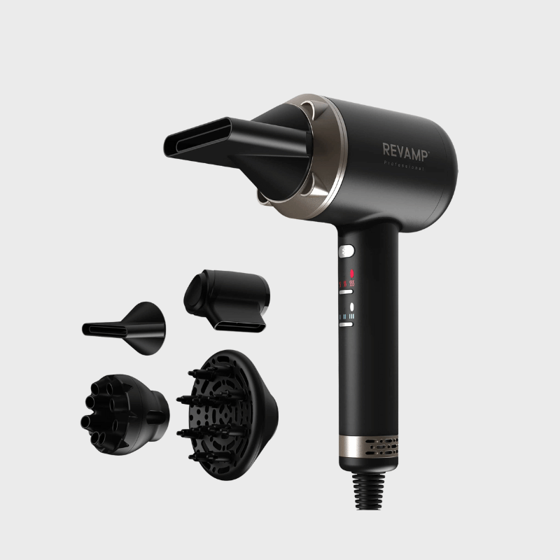 Sèche Cheveux Quad Ion Haute Vélocité REVAMP – Generik Paris