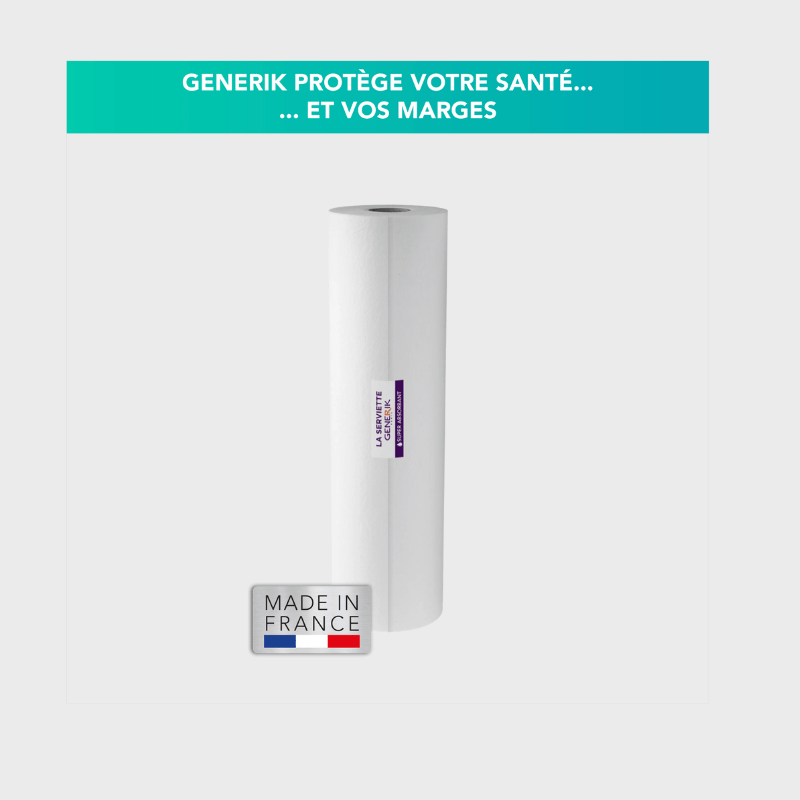 Rouleau de 50 serviettes jetables en tissus-Ultra absorbante -Generik ...