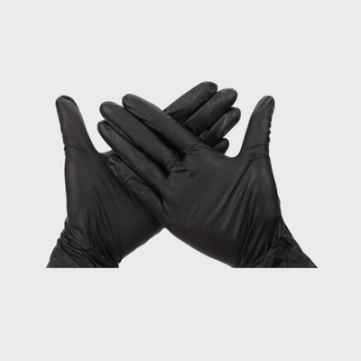 Boîte de 100 gants nitrile noir