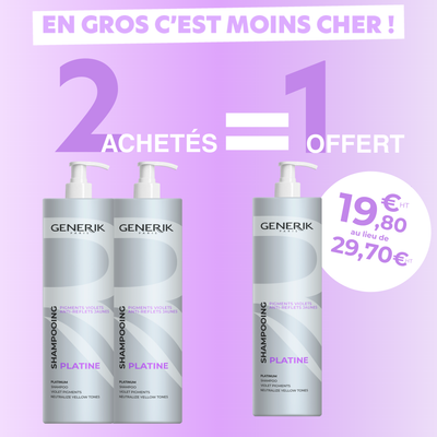 2+1 OFFERT Shampooing Déjaunisseur Platine 1L