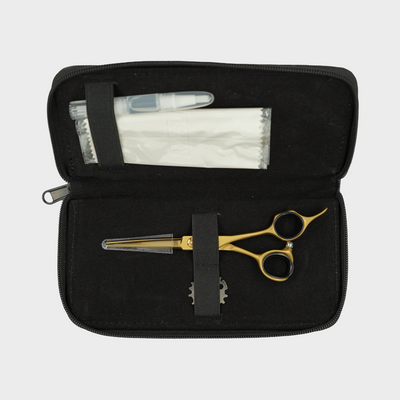 Pochette ciseaux droit doré Osaka KOTY